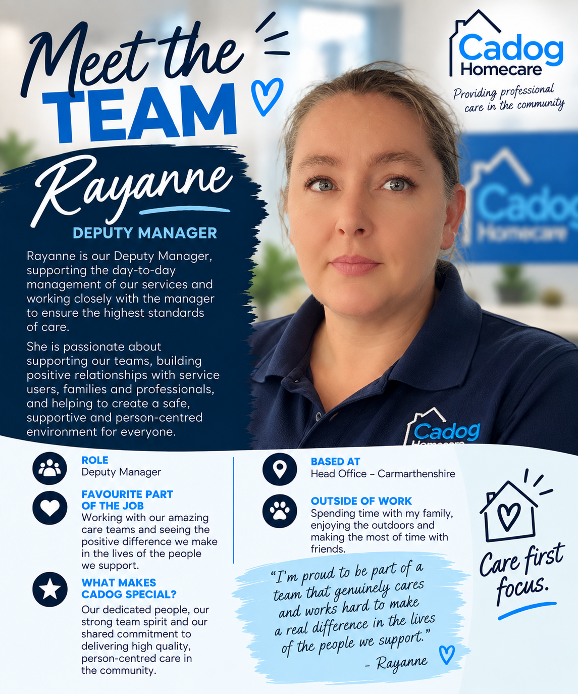 Rayanne - Deputy Manager
